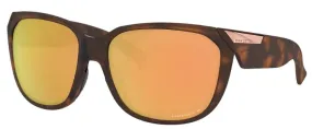 Oakley Womens Rev Up Matte Brown Tortoise Frame - Prizm Rose Gold Lens - Polarized Sunglasses