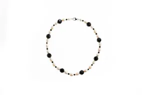 Onyx & Pearl Necklace