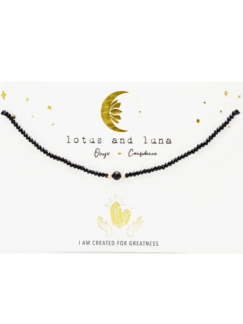 Onyx Goddess Necklace