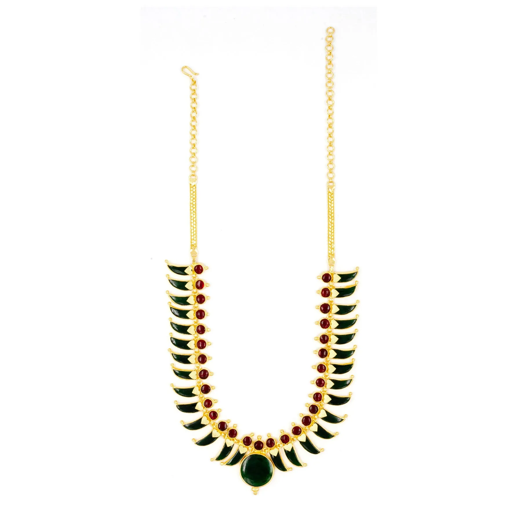 Palakka Stone Necklace with Stud