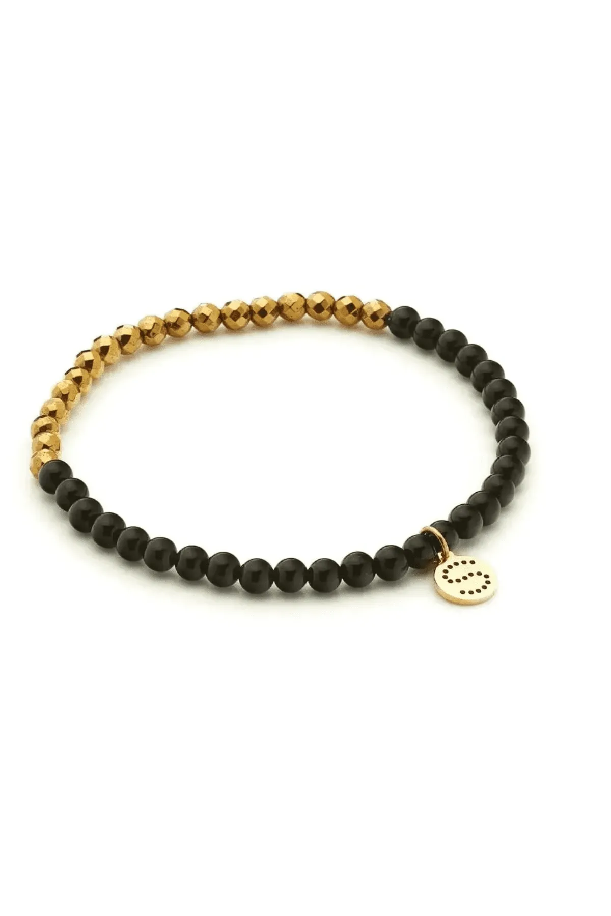 PARTY AT THE FRONT BRACELET BLACK/GOLD