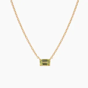 Peridot Birthstone Necklace