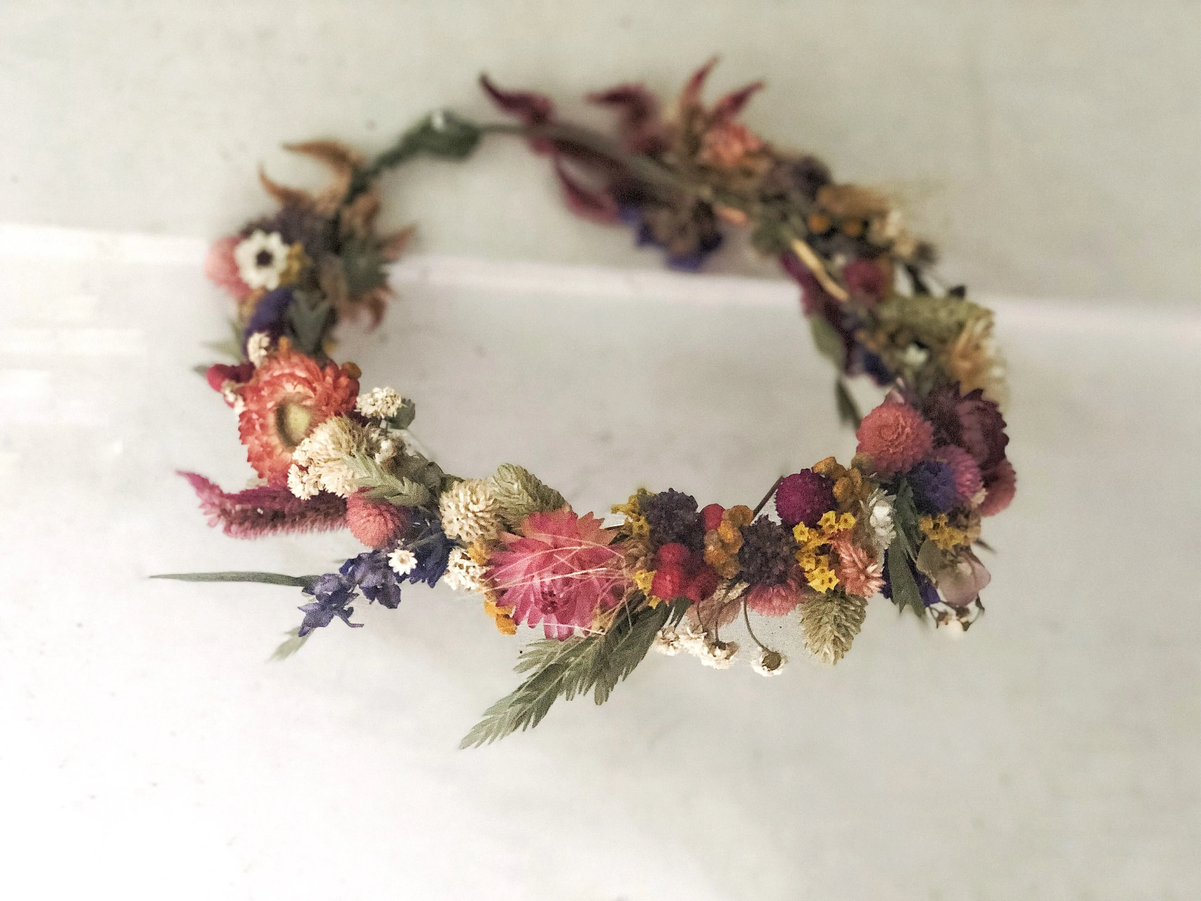 Preorder * Dried Flowers Full Circlet