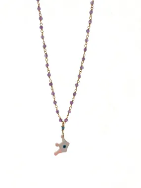 Princess amethyst necklace