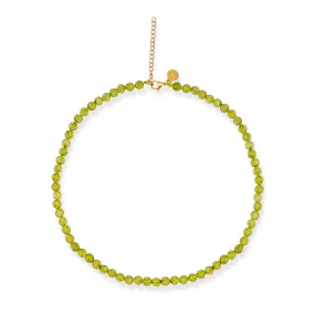 Prosperity Beaded Peridot Necklace