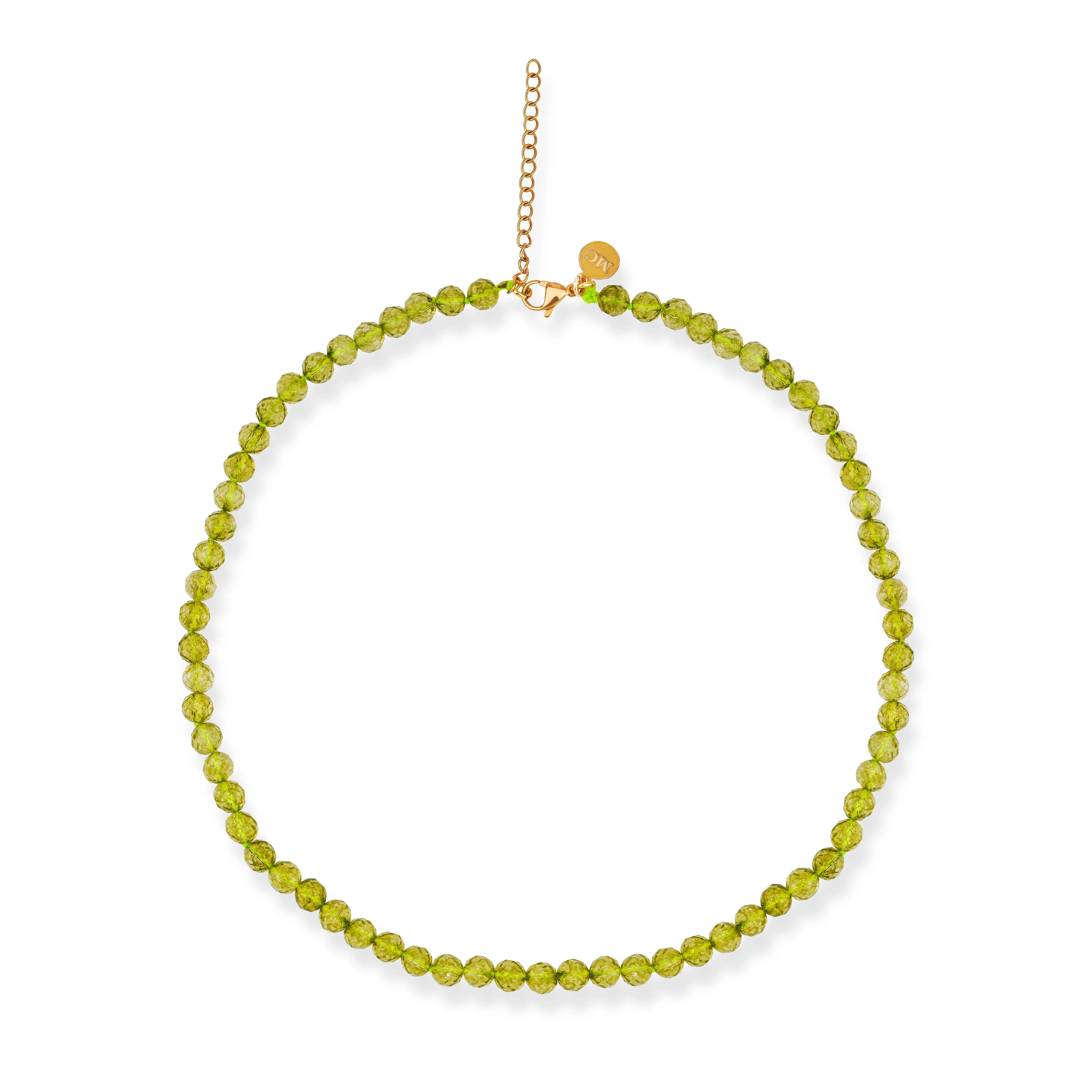 Prosperity Beaded Peridot Necklace