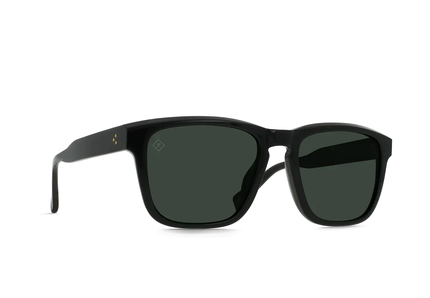 Raen Lumis- Recycled Black/Green Polarised