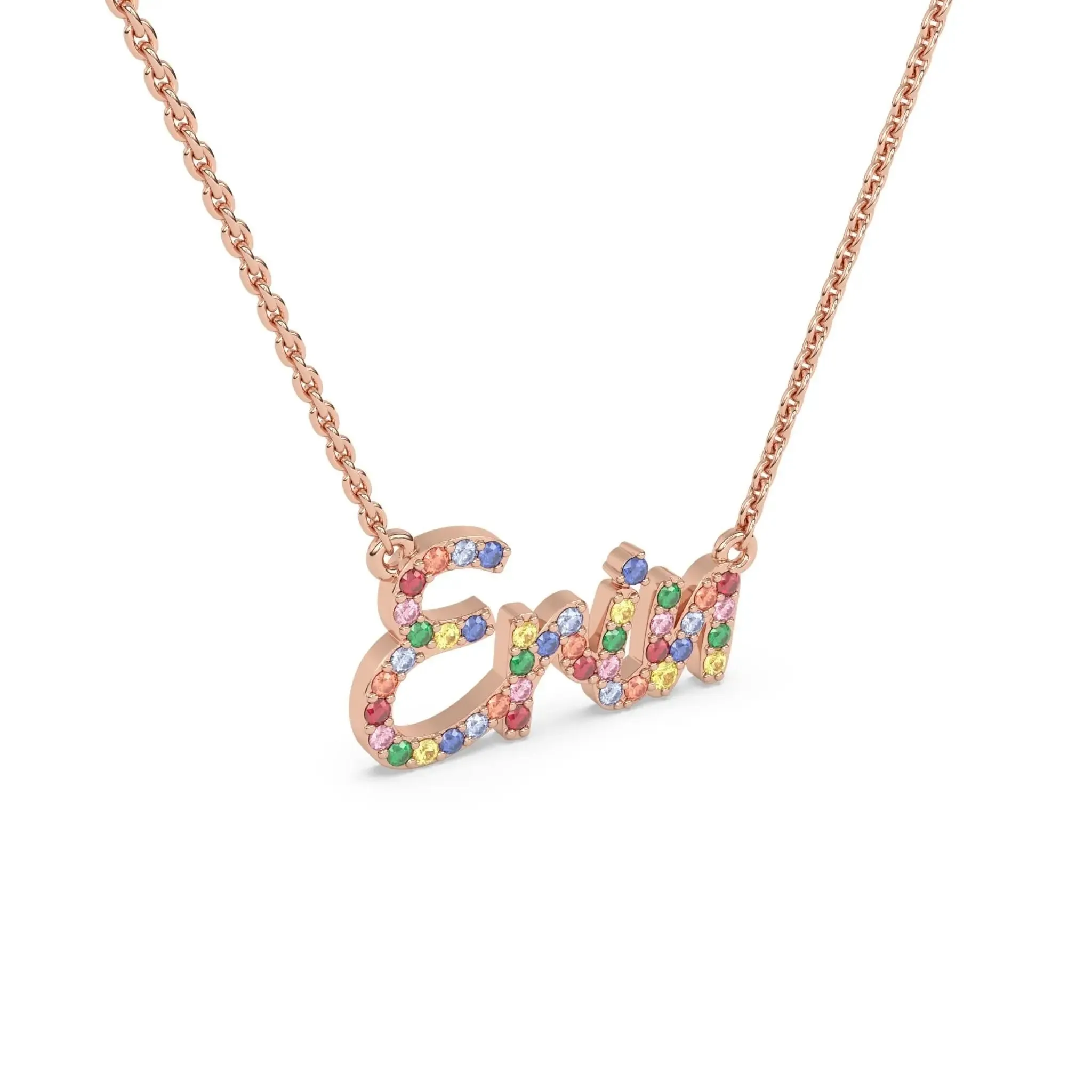 Rainbow Name Necklace