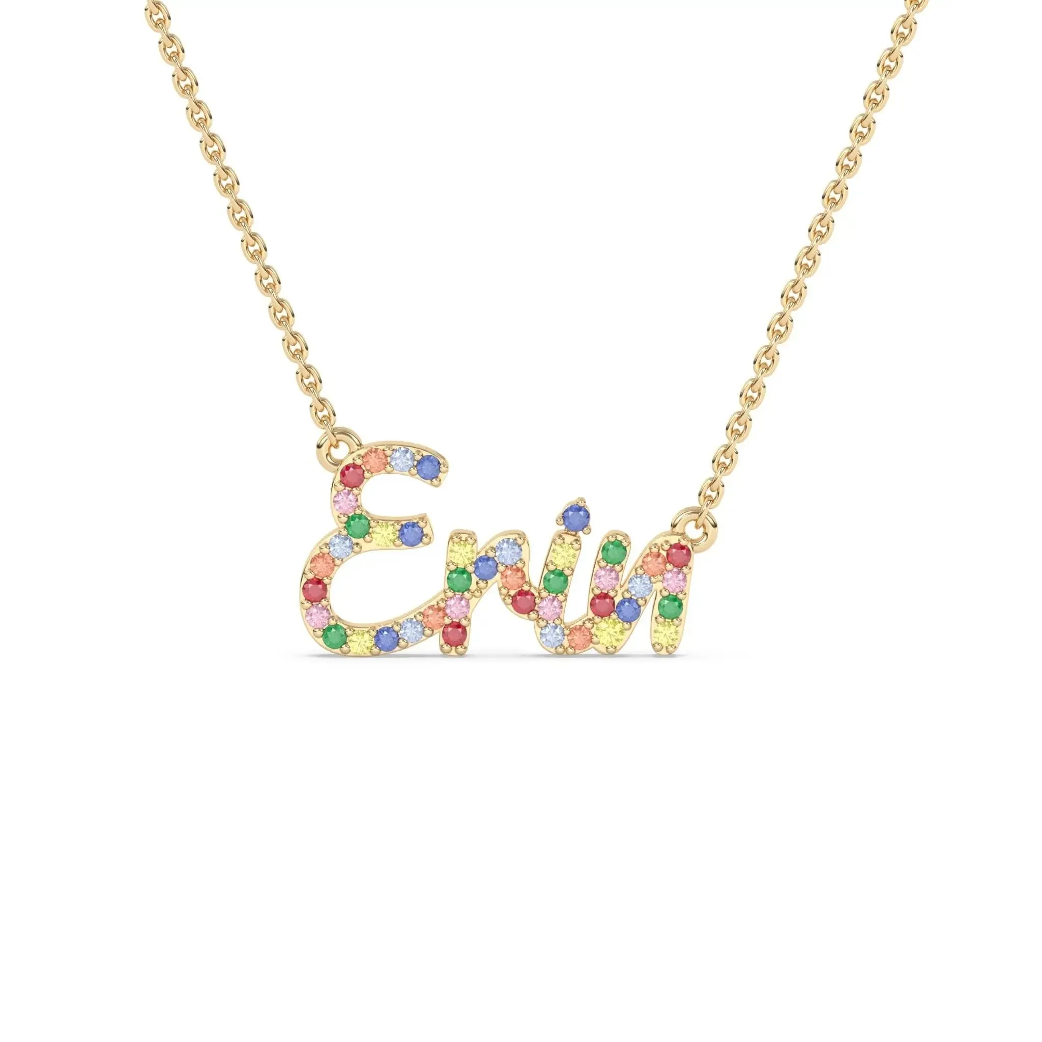 Rainbow Name Necklace