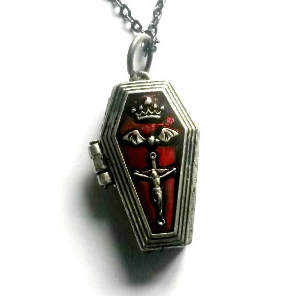 Red Coffin Necklace