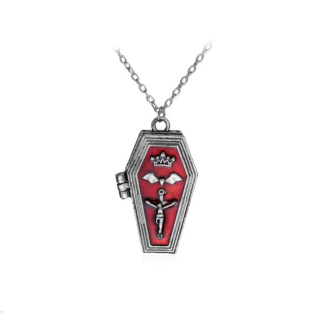 Red Coffin Necklace