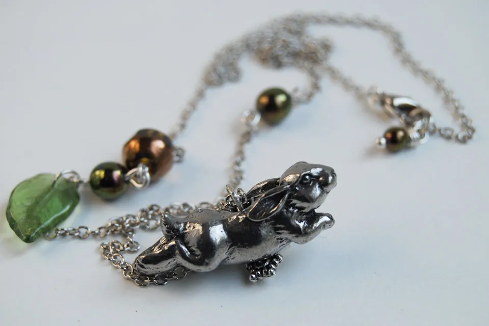 Rhosgobel Rabbit | The Hobbit Necklace | Rabbit Charm Necklace