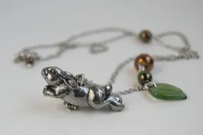 Rhosgobel Rabbit | The Hobbit Necklace | Rabbit Charm Necklace