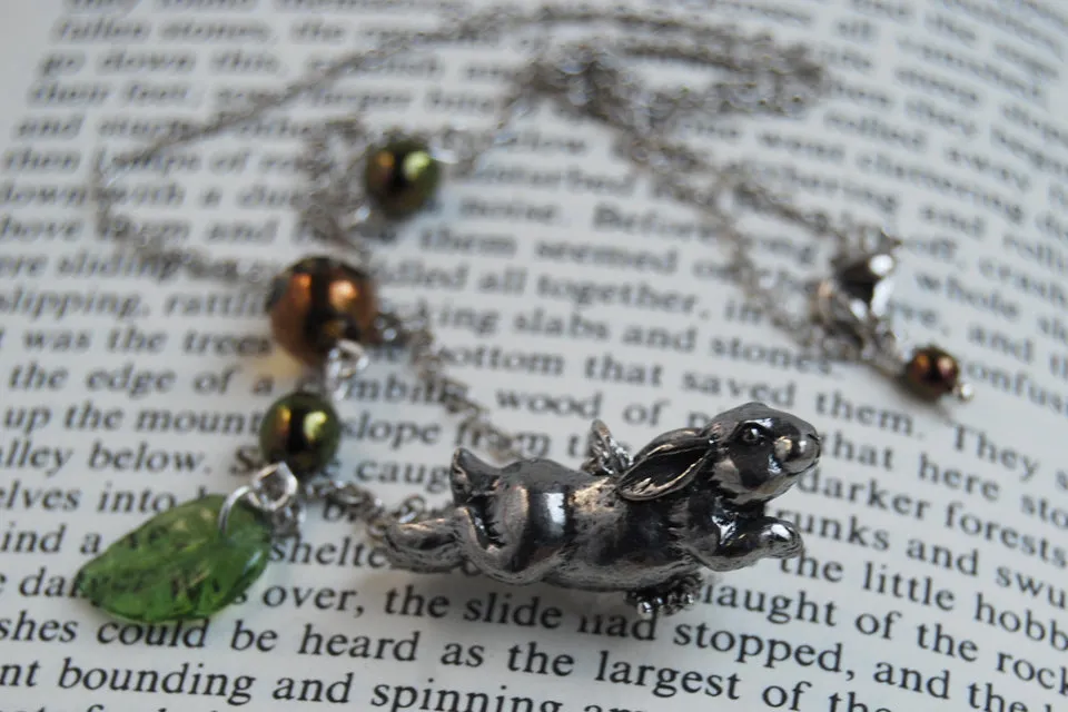 Rhosgobel Rabbit | The Hobbit Necklace | Rabbit Charm Necklace