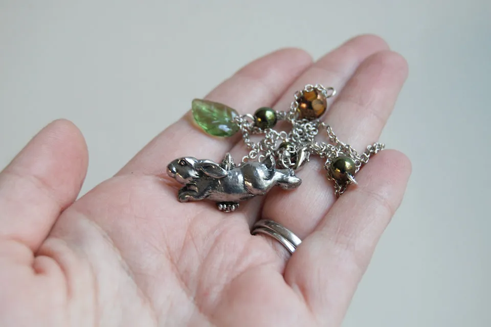 Rhosgobel Rabbit | The Hobbit Necklace | Rabbit Charm Necklace