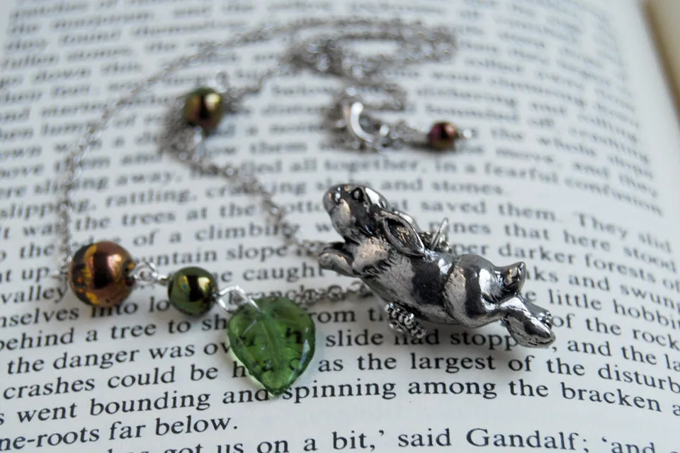 Rhosgobel Rabbit | The Hobbit Necklace | Rabbit Charm Necklace