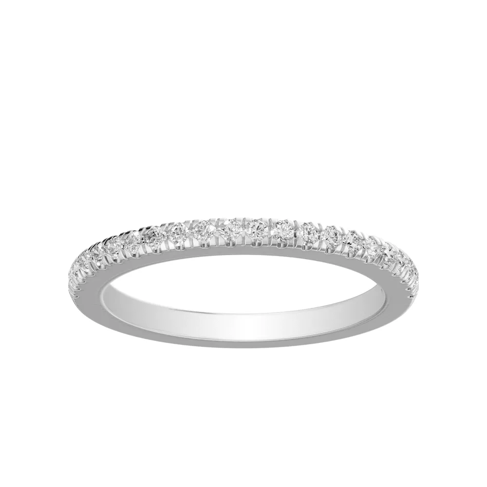 Ring and Bangle Set with 0.70ct of Laboratory Grown Diamonds in Sterling Silver and Platinum