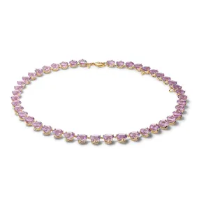 Rivière Necklace Yellow Gold - Amethyst