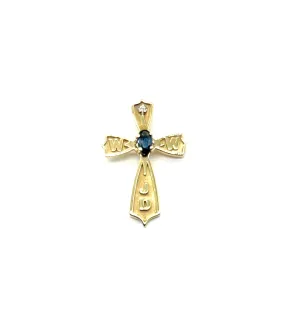 Sapphire and Diamond W.W.J.D. Cross