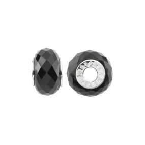 Silver & Onyx Charm S434ON