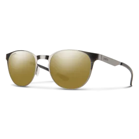 Smith Eastbank Brushed Gunmetal Frame - ChromaPop Polarized Bronze Mirror Lens - Polarized Sunglasses