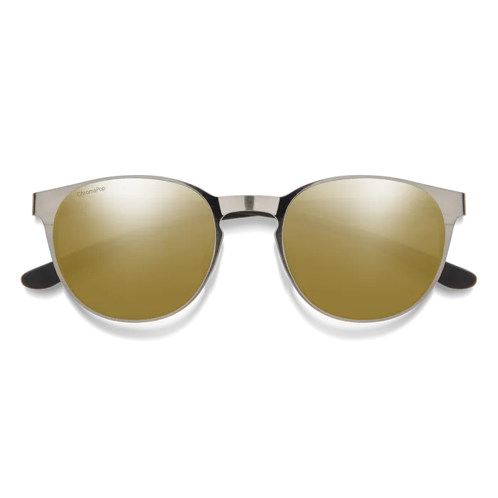 Smith Eastbank Brushed Gunmetal Frame - ChromaPop Polarized Bronze Mirror Lens - Polarized Sunglasses