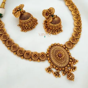 Splendid Design Antique Finish Necklace