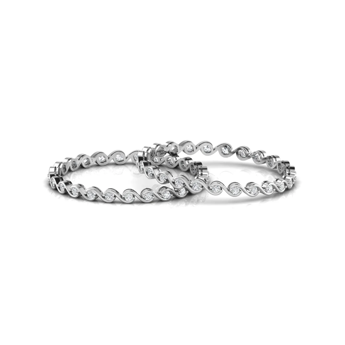 Spunky Lab Diamond Bangle