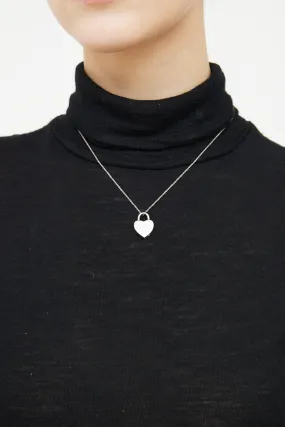 Sterling Silver Heart Locket Necklace