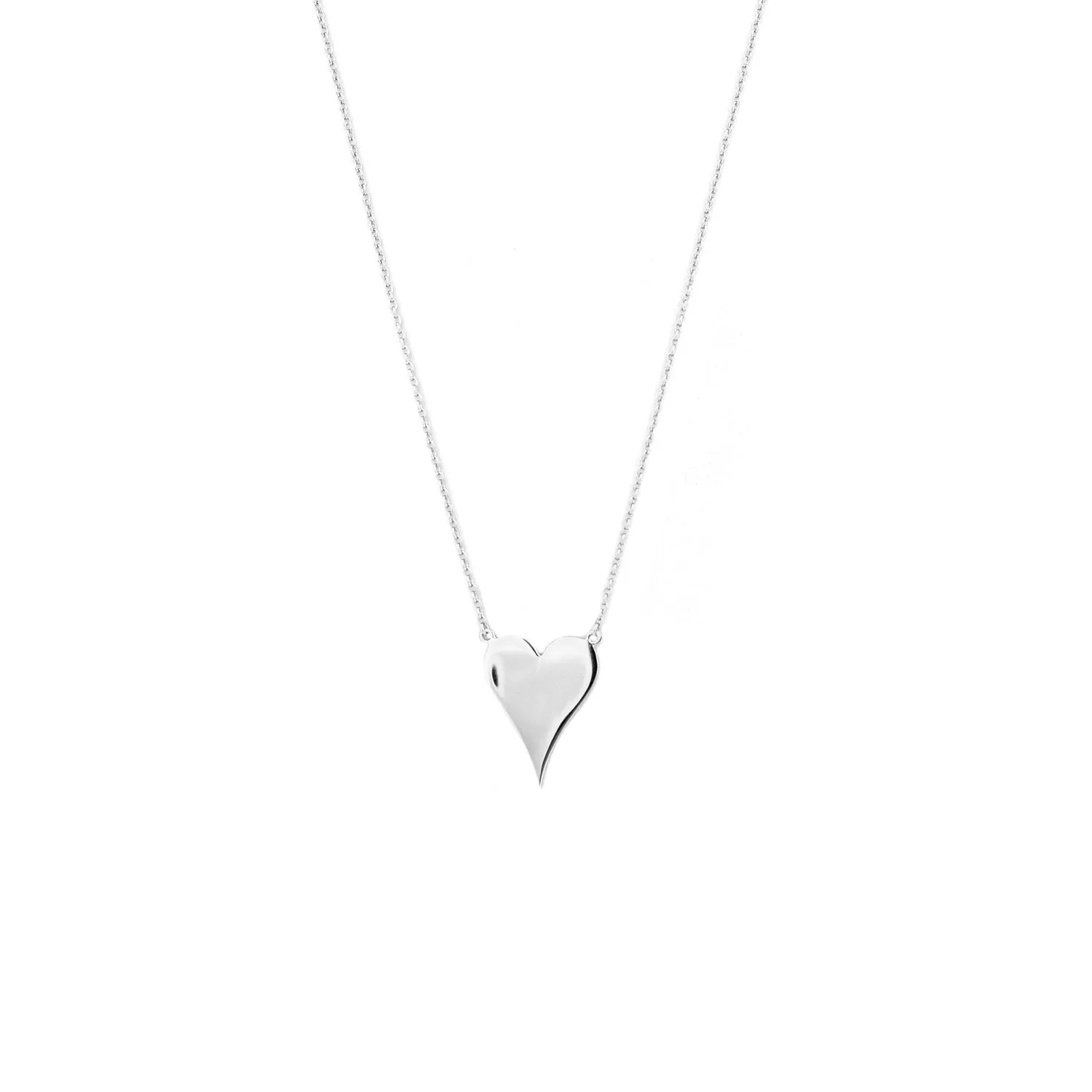 sterling/gold plated heart of gold necklace