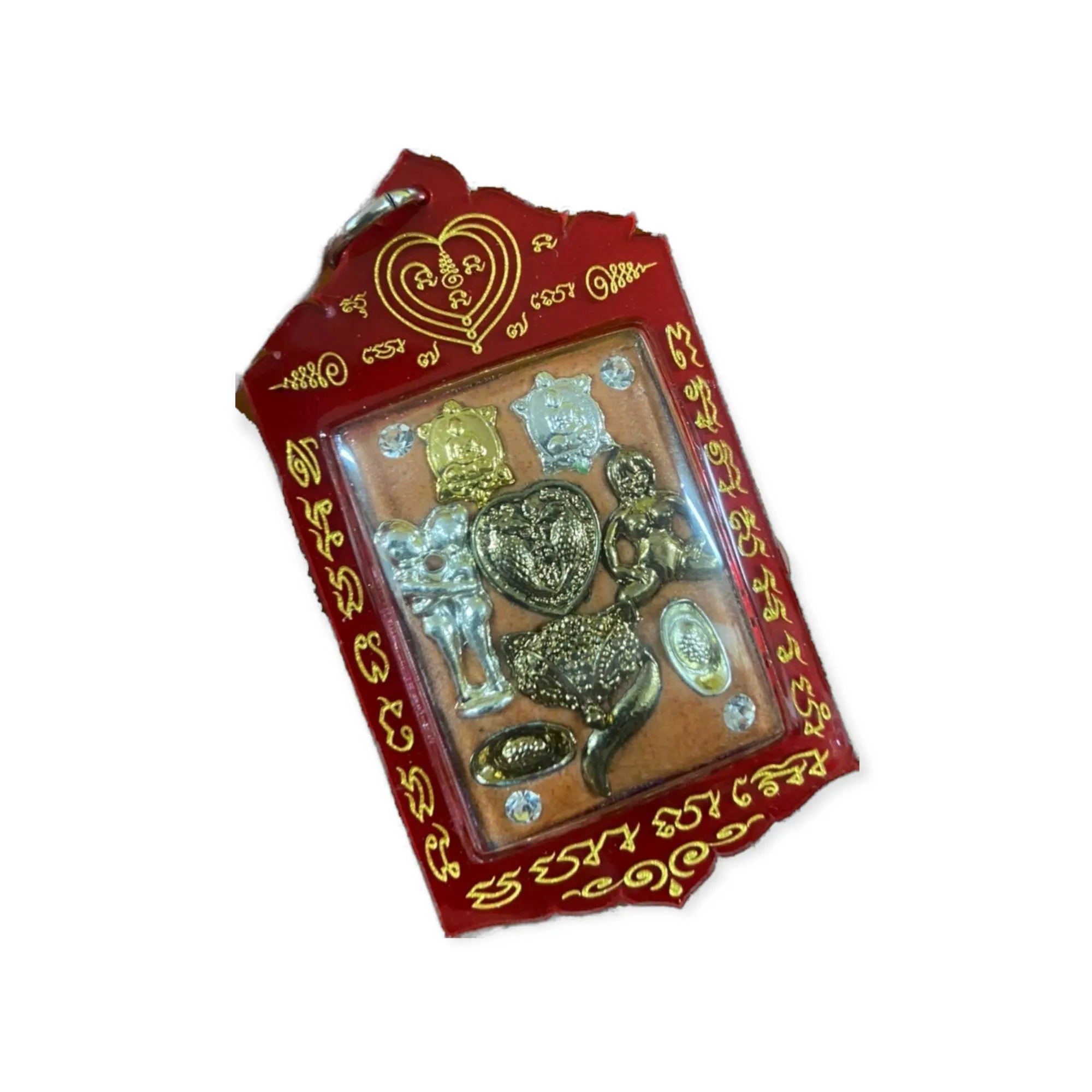 Thai amulet 9 tails fox lady Love Lucky Charm Bring Success Aj Lhong Authentic Holy Blessed