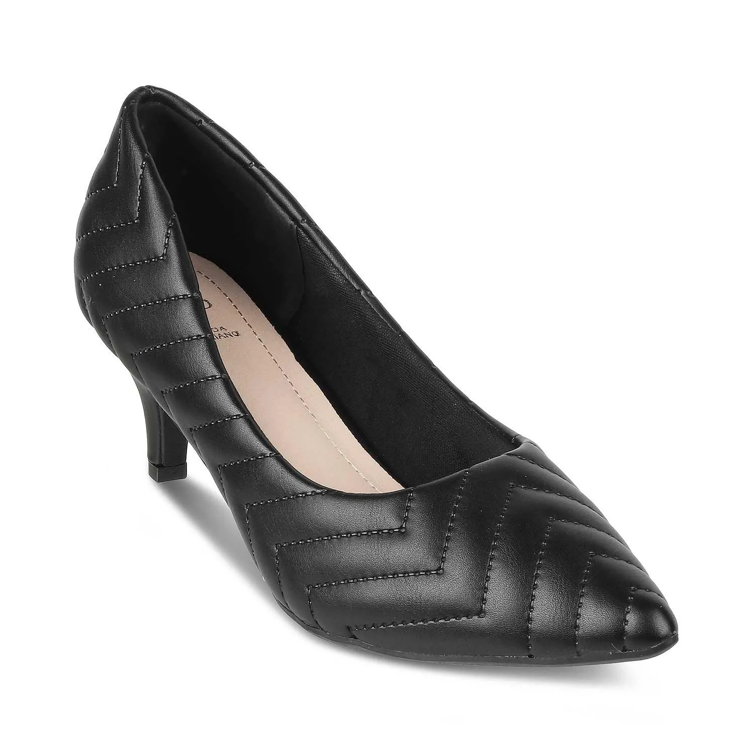 The Farese Black Women's Dress Pumps Heels Tresmode