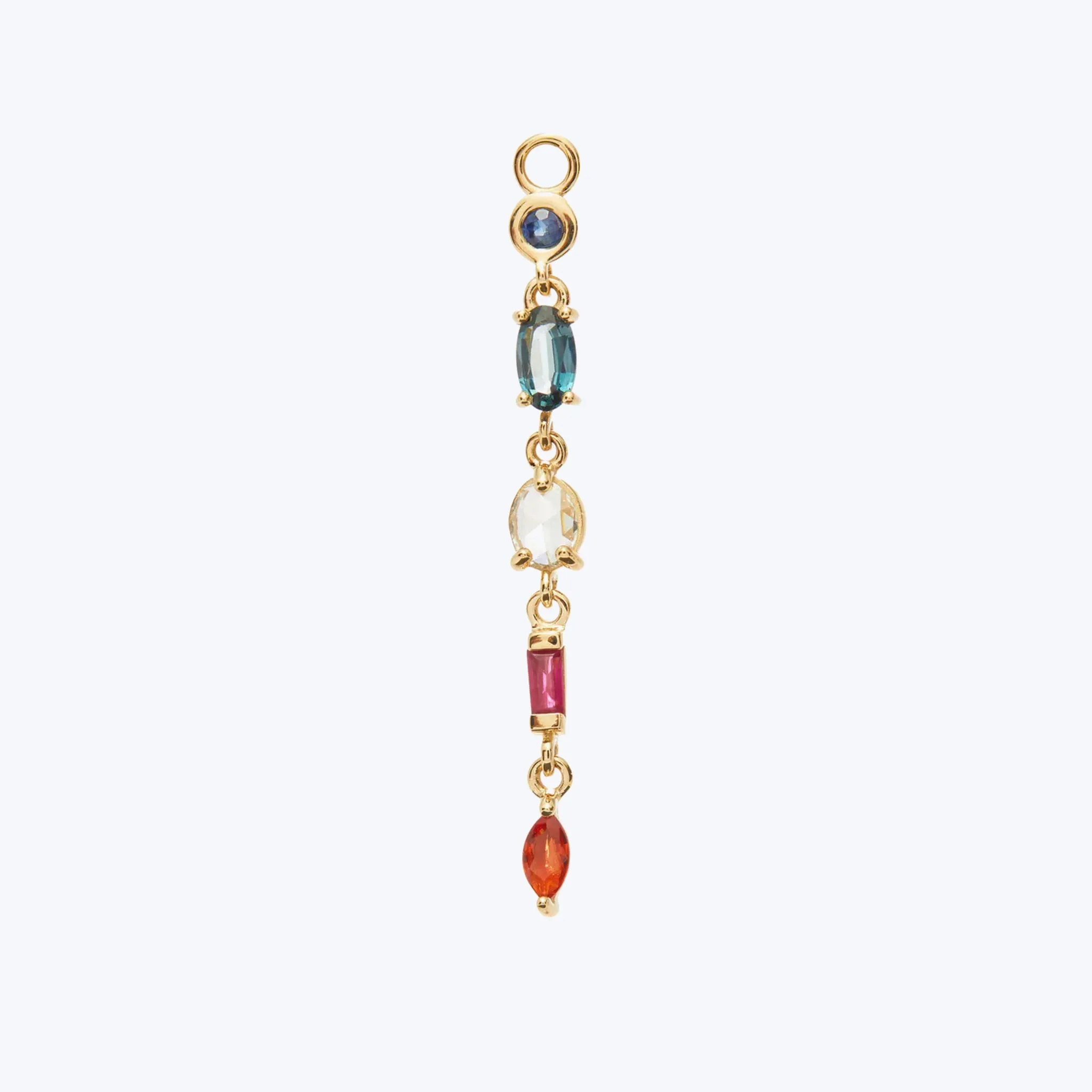 The Rokia Blue Chain Drop Charm