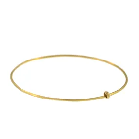 The Single Bangle with Bead