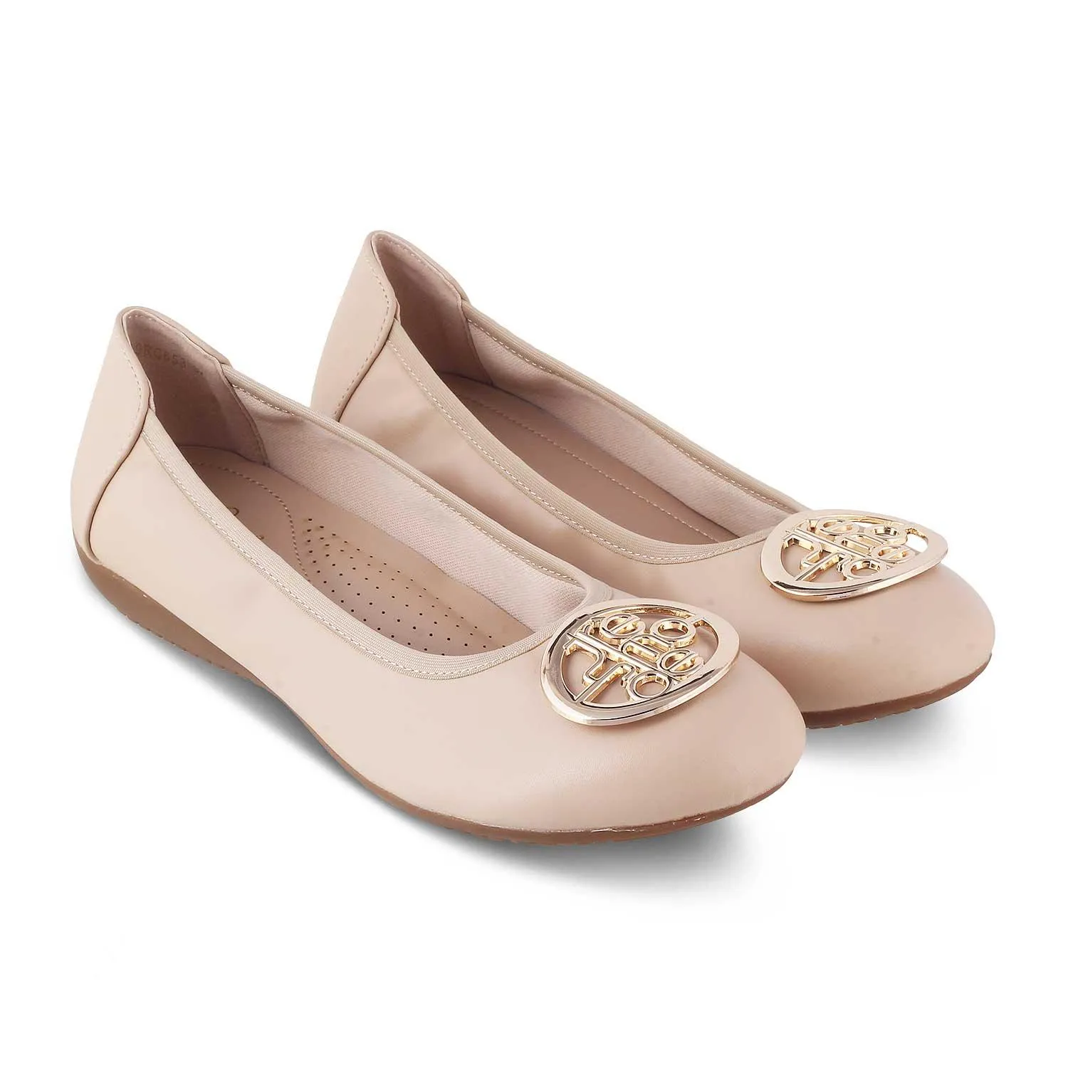 The Tresmo Beige Women's Dress Ballerinas Tresmode