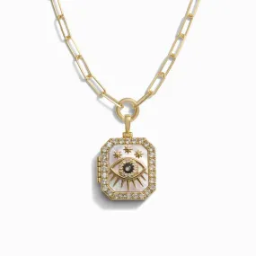 Third Eye Locket Single Charm Necklace