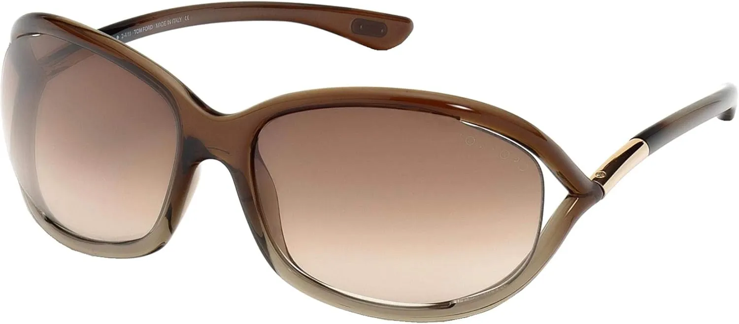 Tom Ford 0008 50f Brown Gradient Jennifer Butterfly Sunglasses Lens Category 3, 61mm