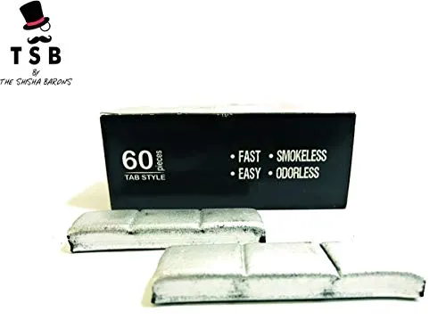 TSB Silver Brick Coal (60 Pieces Tablets)