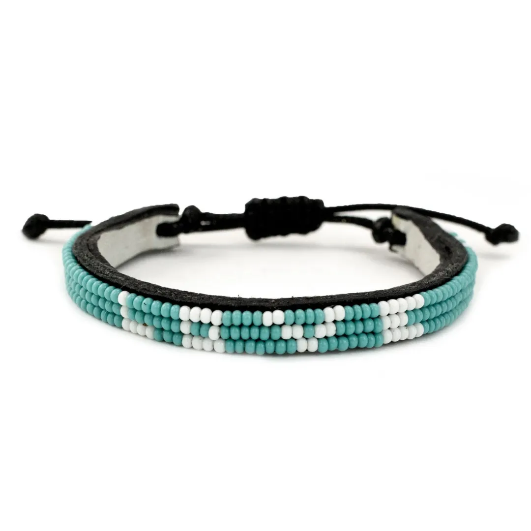 Turquoise Skinny LOVE Bracelet - Regular