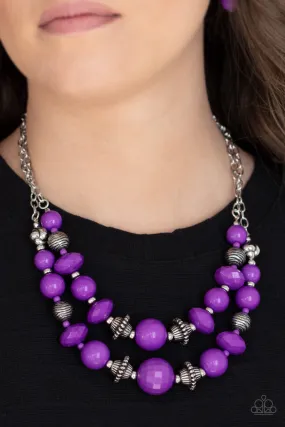 Upscale Chic Purple Necklace