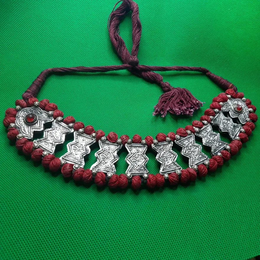 Vintage Afghan Kuchi Choker Necklace