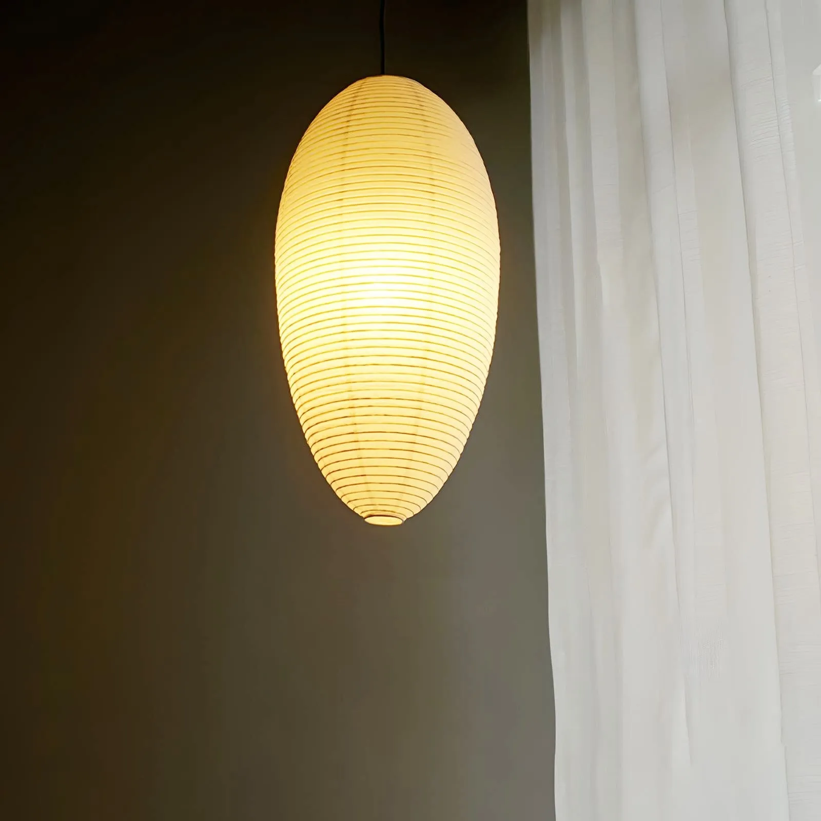 Washi Paper Chestnut Pendant Lamp