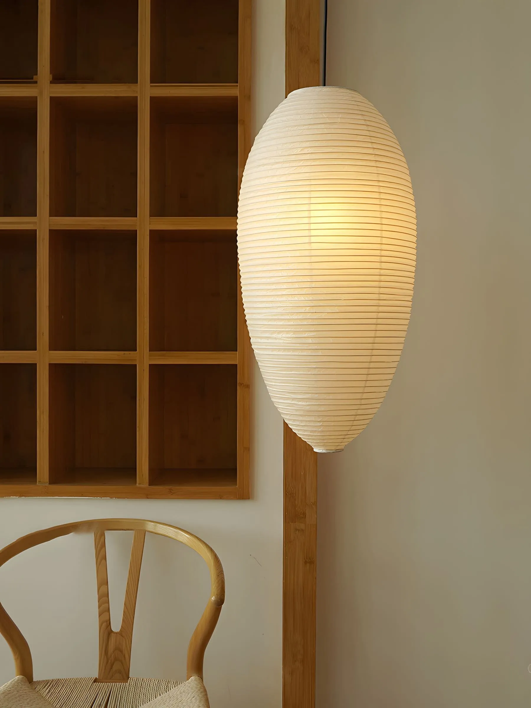 Washi Paper Chestnut Pendant Lamp