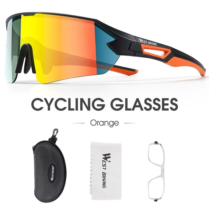 West Biking Unisex Semi Rim Tr 90 Polarized Sport Sunglasses