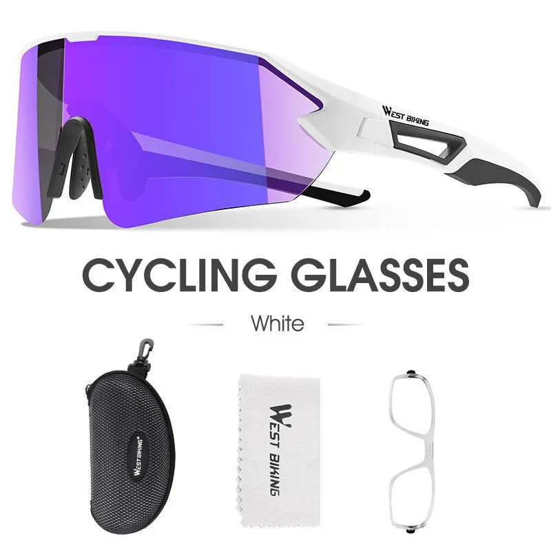 West Biking Unisex Semi Rim Tr 90 Polarized Sport Sunglasses