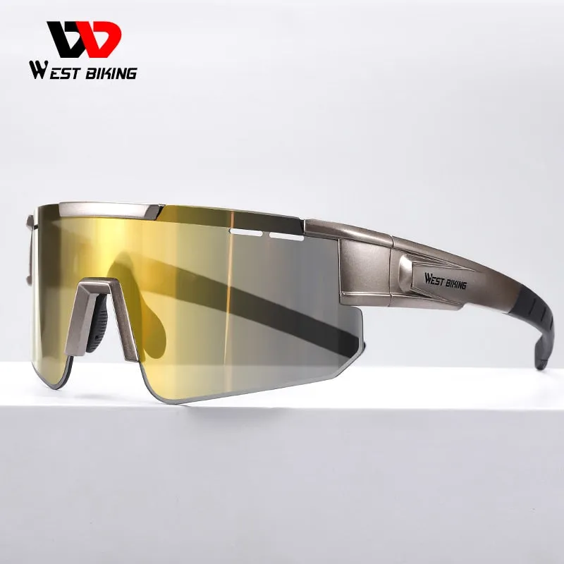 West Biking Unisex Semi Rim Tr 90 Polarized Sport Sunglasses