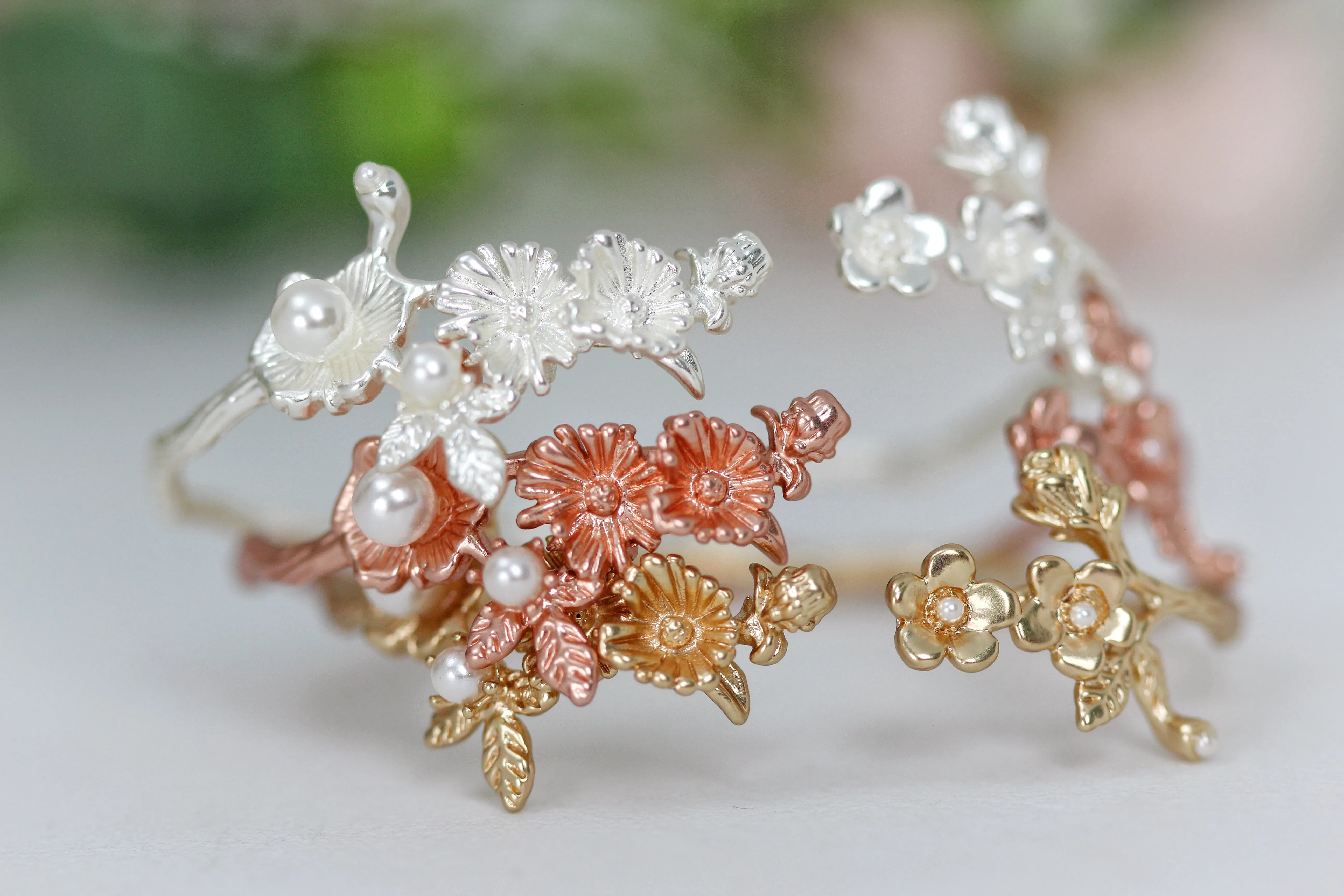 Whimsical Meadows Floral Bracelet