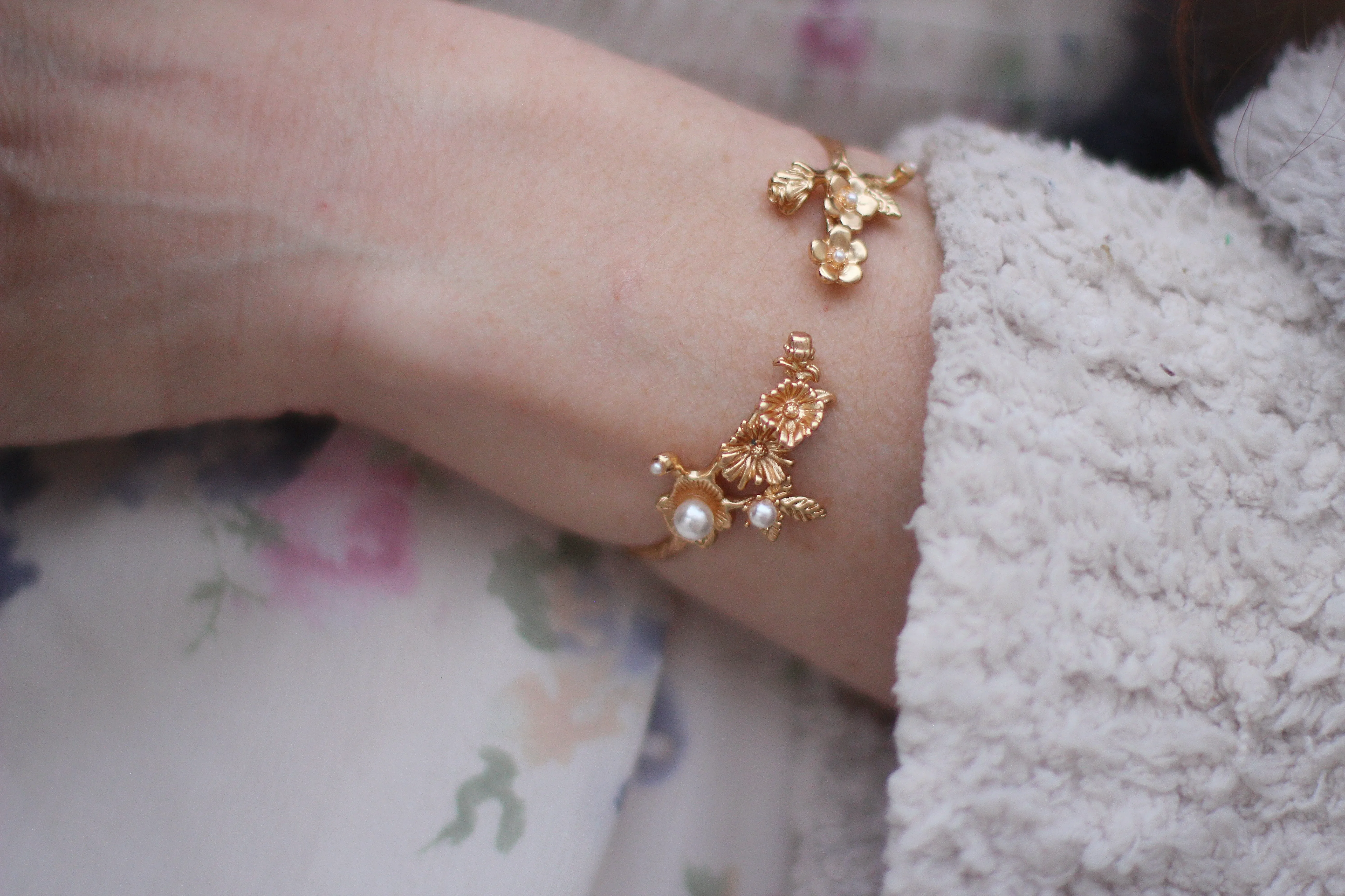 Whimsical Meadows Floral Bracelet