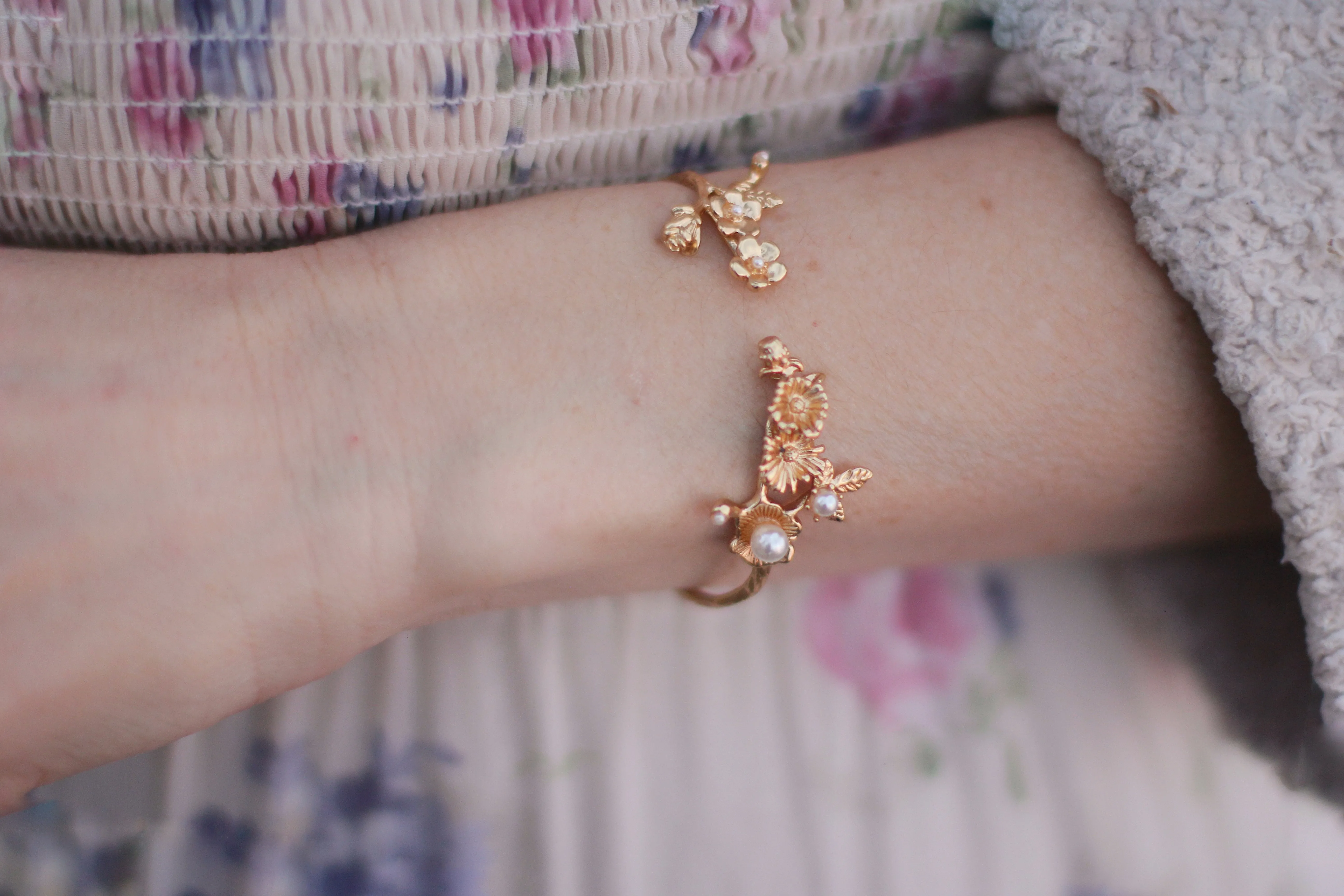 Whimsical Meadows Floral Bracelet