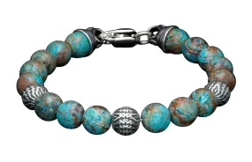 William Henry Seaside Blue Agate Bracelet